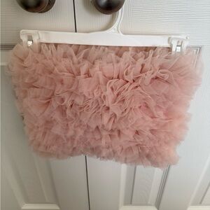 Zara Pink Ruffle Top
